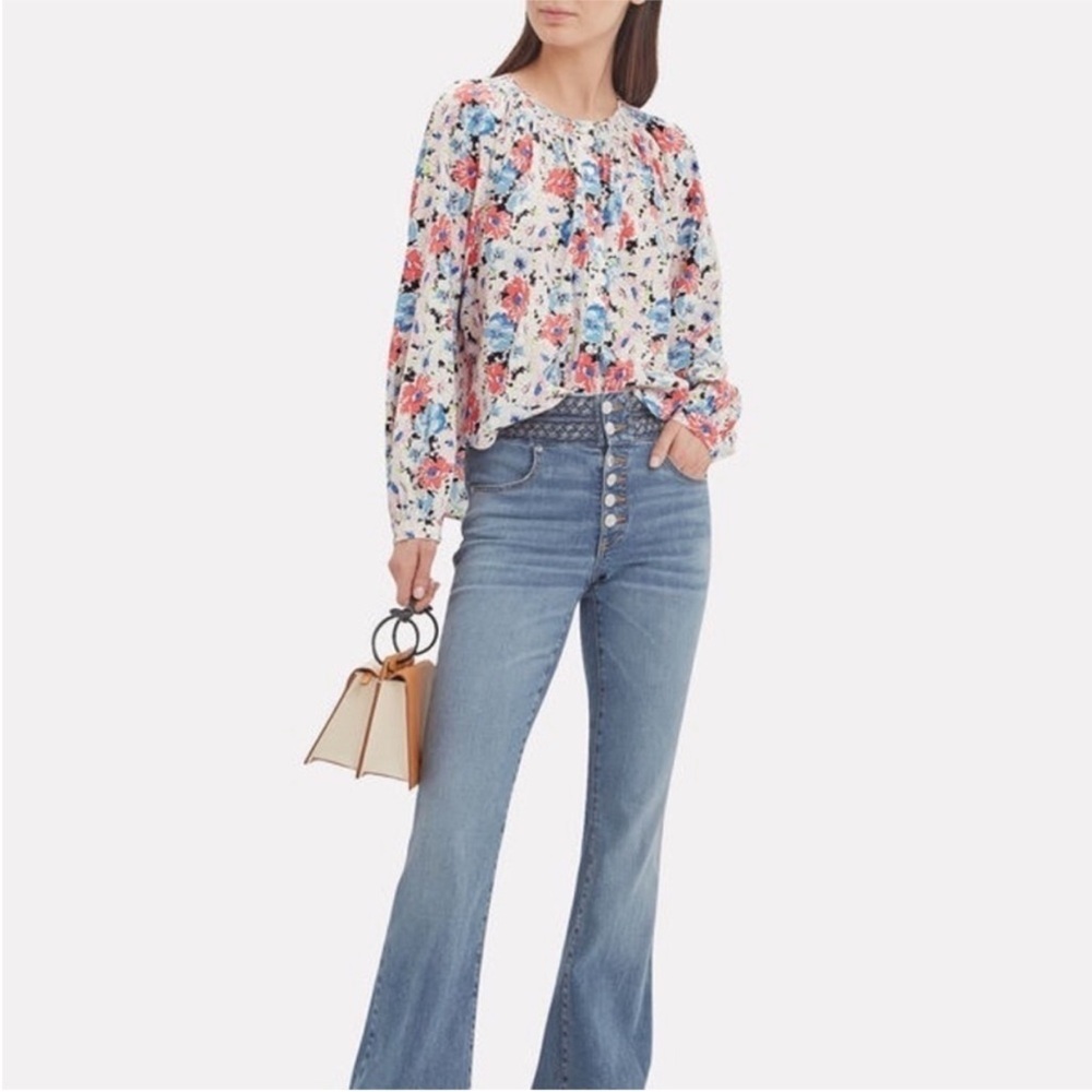 Veronica Beard Silk Madge Blouse